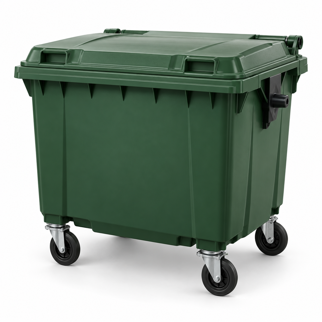 Illustration of Four Wheeled Bin