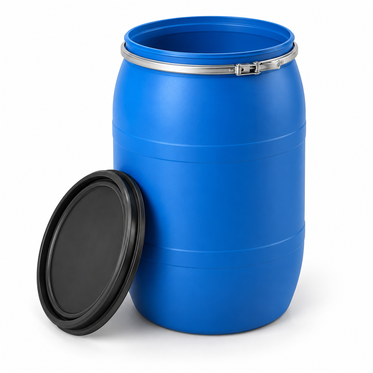 Illustration of Plastic Open Top Drum